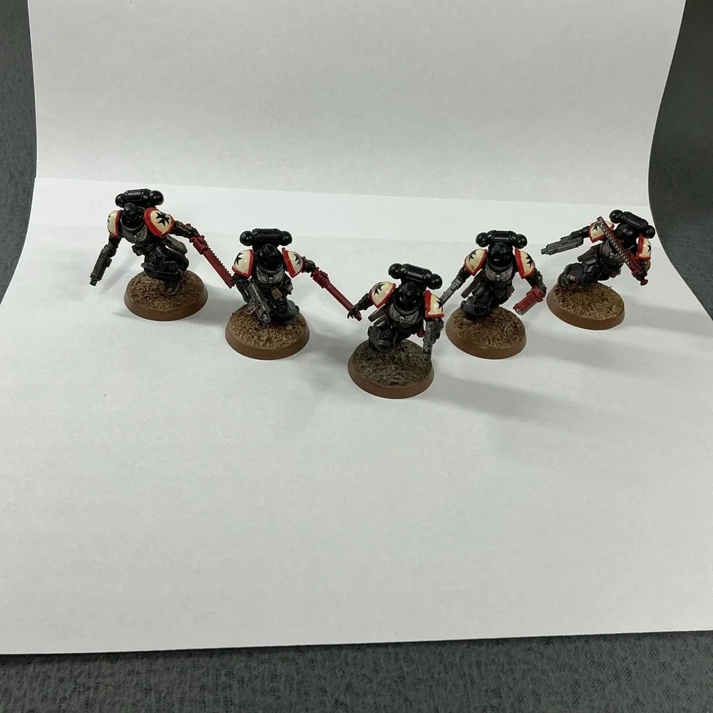 Warhammer 40k Assault Interccessors Space Marine‎ Black Templar Primaris Painted